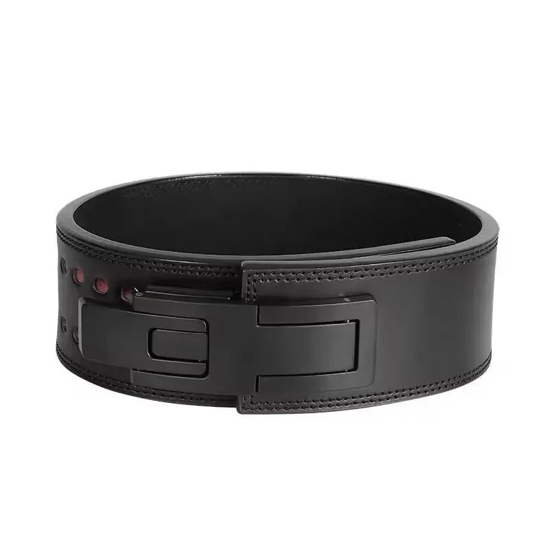 Powerlifting Leather Lever Belt